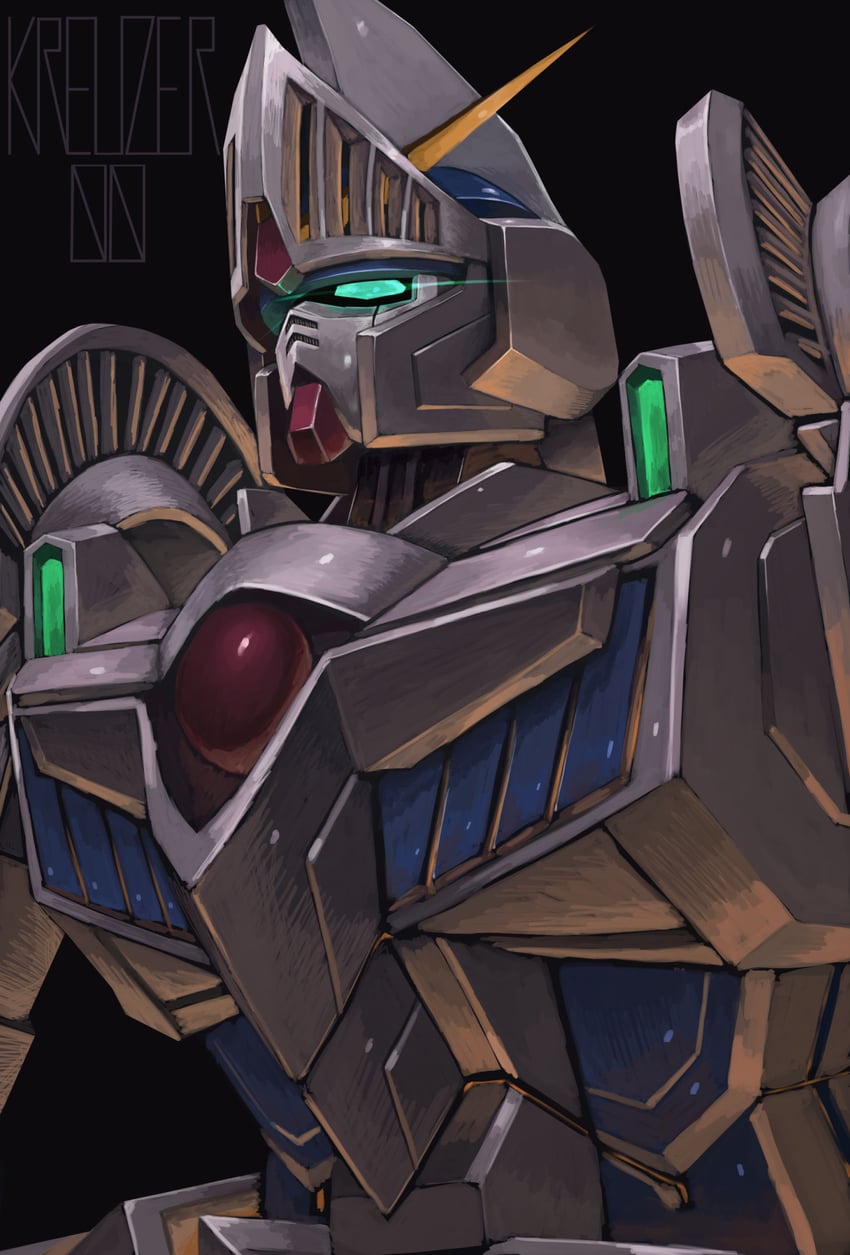knight gundam (gundam and 1 more) drawn by kreuzer_00