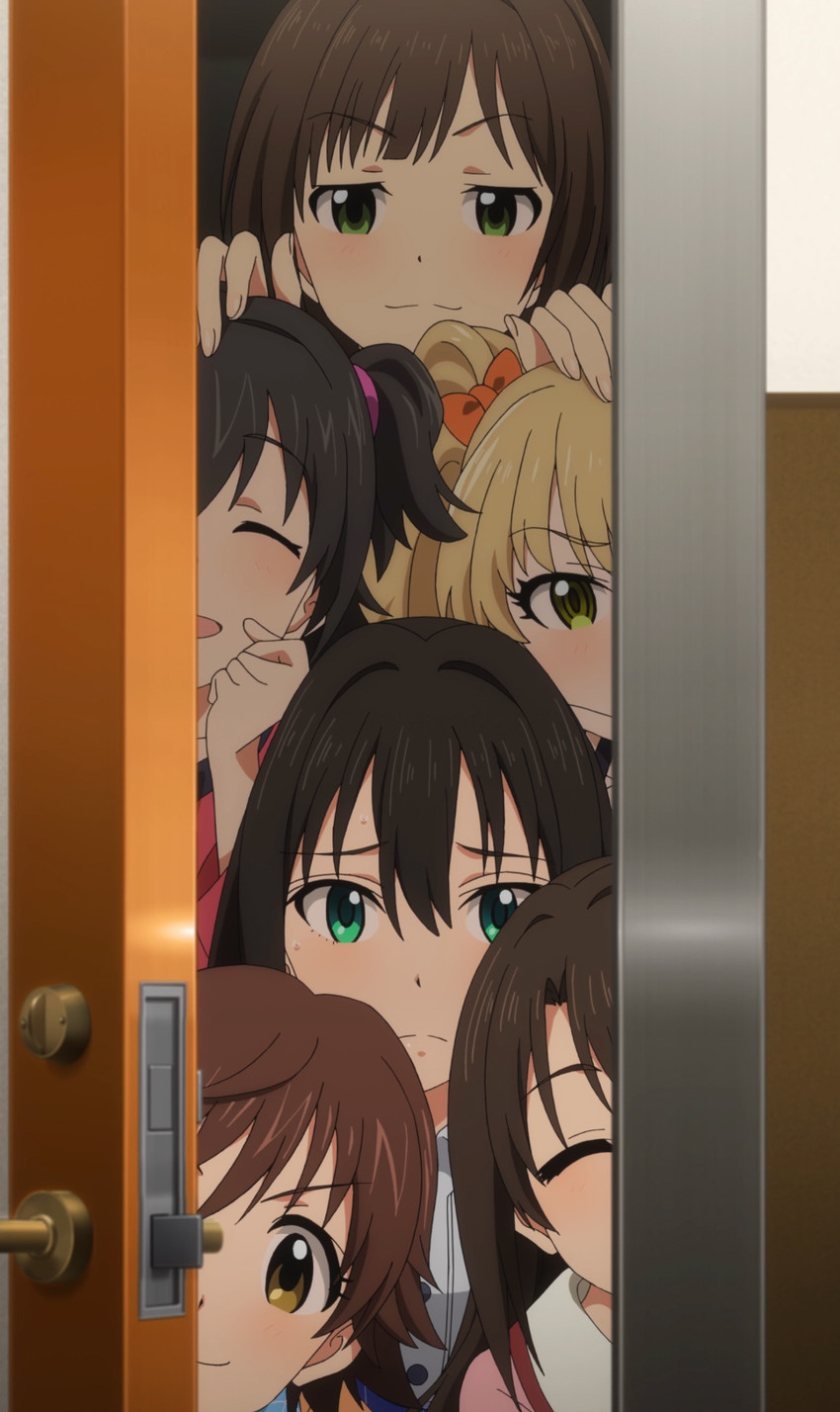 shibuya rin, shimamura uzuki, jougasaki rika, maekawa miku, akagi miria, and 1 more (idolmaster and 1 more)