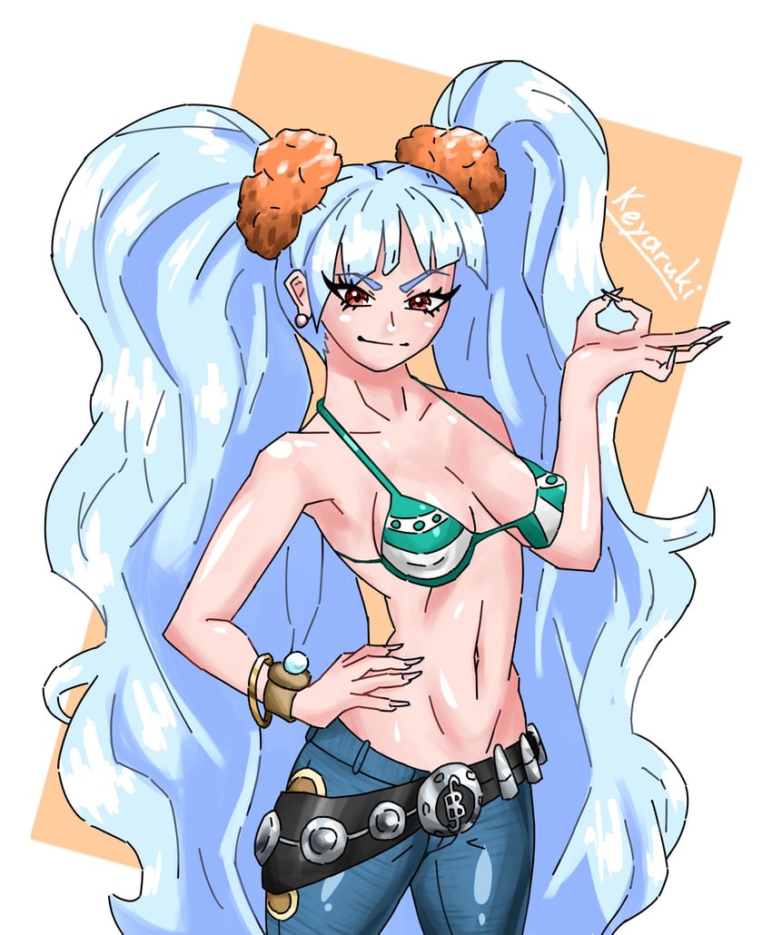 nami and valentina (one piece) drawn by keyaruki