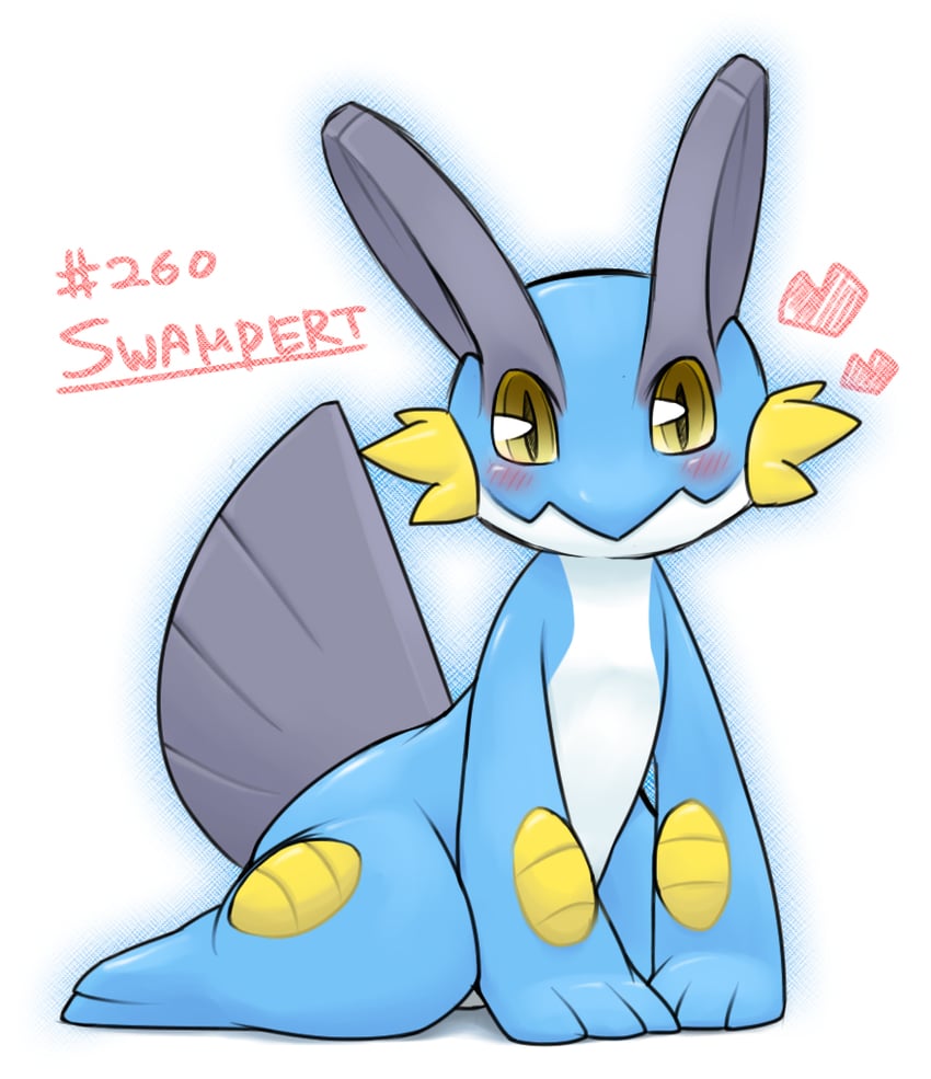 swampert (pokemon) drawn by kame_(3t)