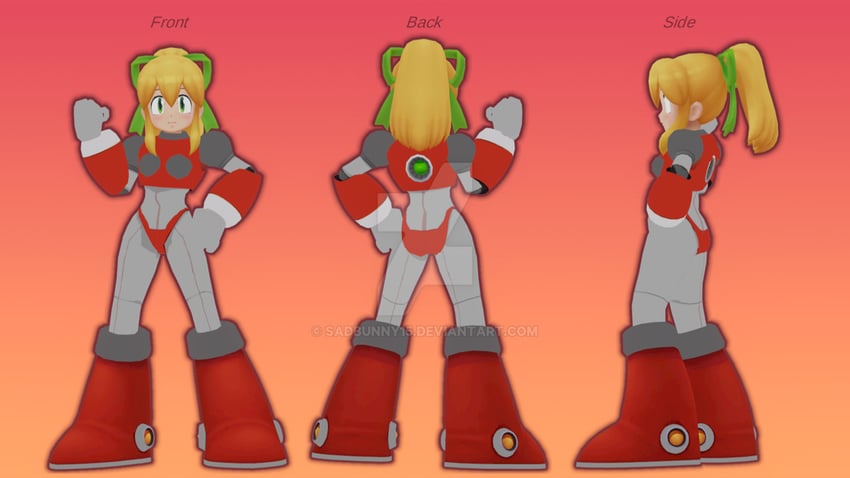 roll and hyper roll (mega man and 1 more) drawn by sadbunny15