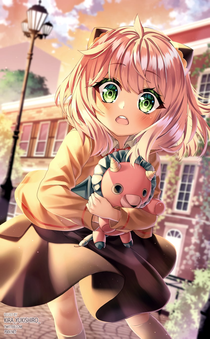 anya and director chimera (spy x family) drawn by kira_yukishiro