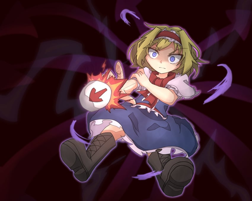 alice margatroid and ichigo (touhou and 2 more) drawn by nanariku