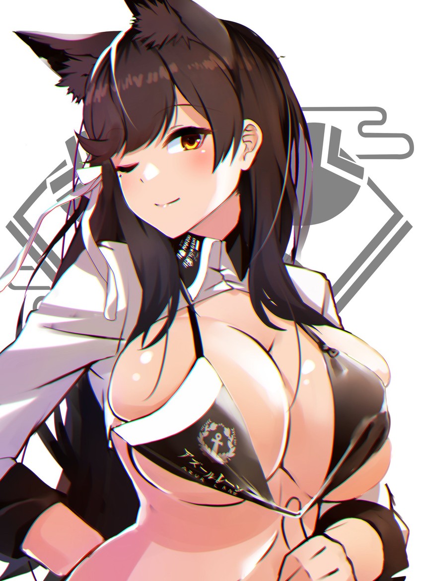 atago (azur lane) drawn by kagiyama_(clave)