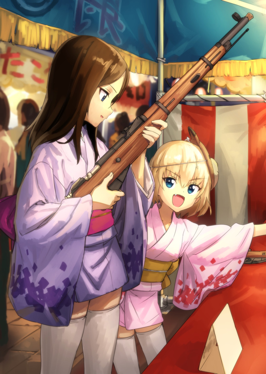katyusha, boko, and nonna (girls und panzer) drawn by kawakami_rokkaku
