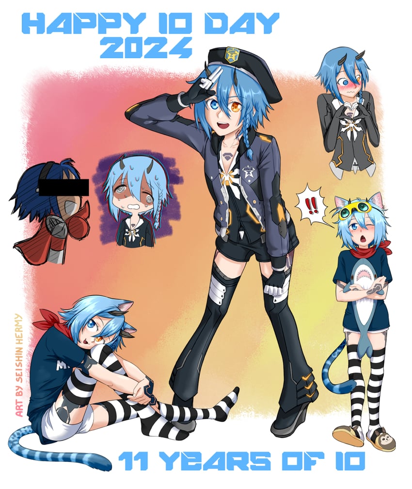 gotoh hitori, io, edel serin, and stratos (bocchi the rock! and 2 more) drawn by seishinhermy
