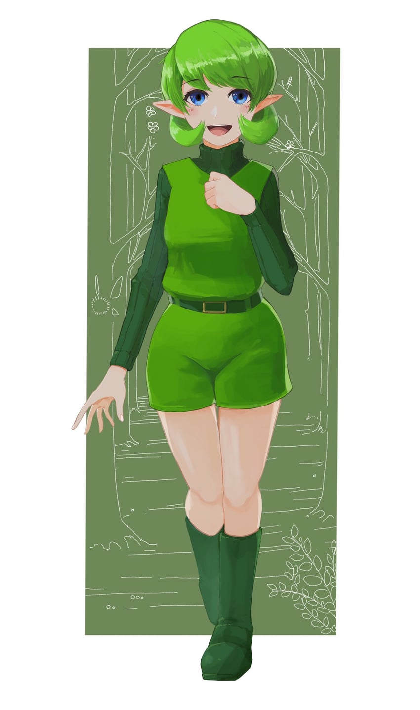 saria (the legend of zelda and 1 more) drawn by otsubo_kiko
