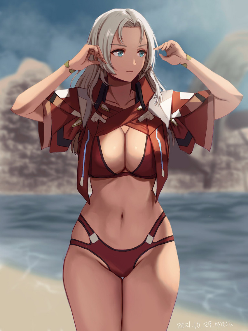 elma (xenoblade chronicles and 1 more) drawn by yamamori_kinako