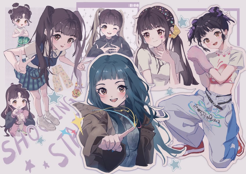 juria (real life and 1 more) drawn by qingyi_april