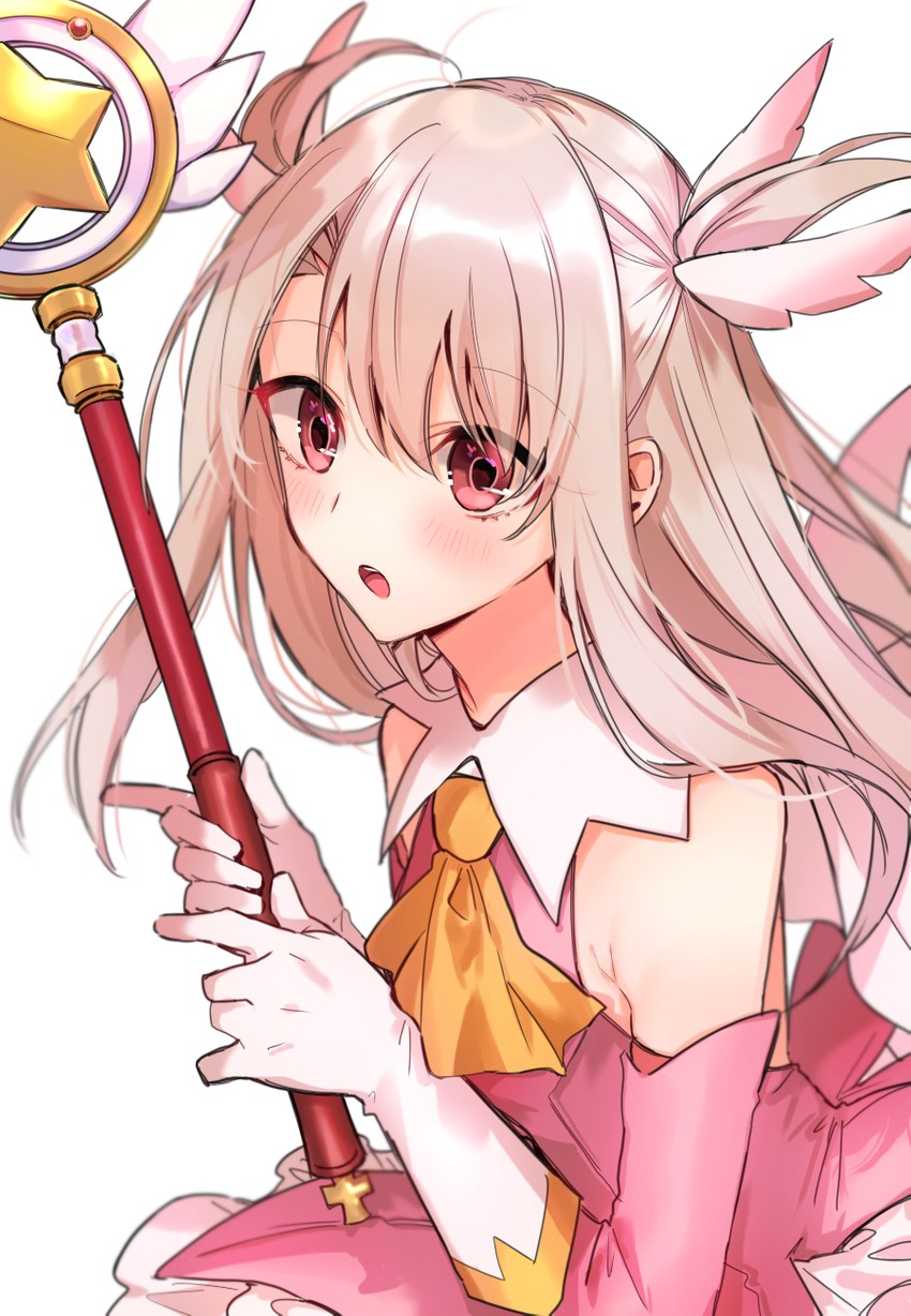illyasviel von einzbern, prisma illya, and magical ruby (fate and 1 more) drawn by wasa_(wanosabi)