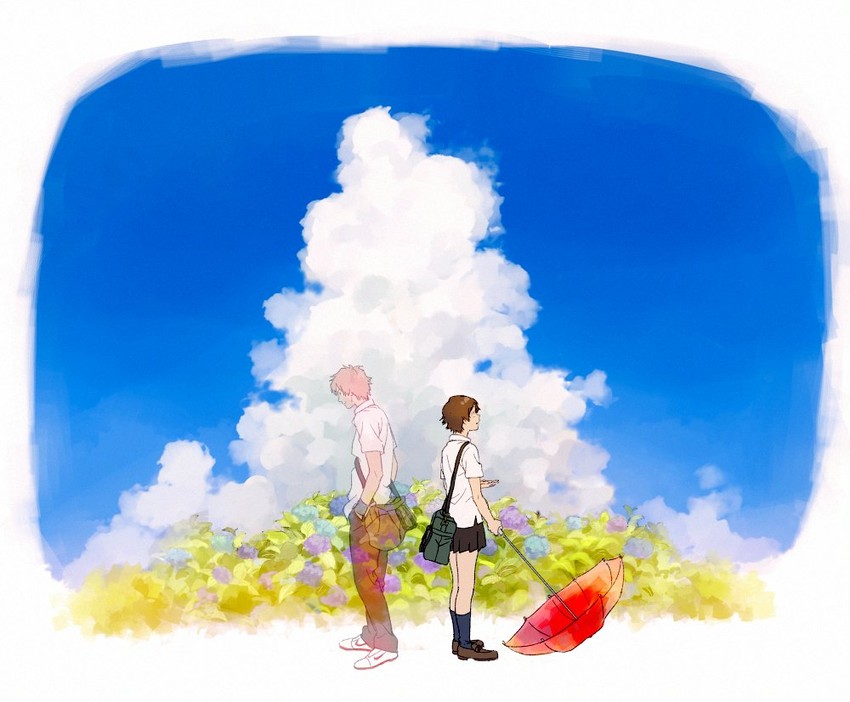 konno makoto and mamiya chiaki (toki wo kakeru shoujo) drawn by yodaredato