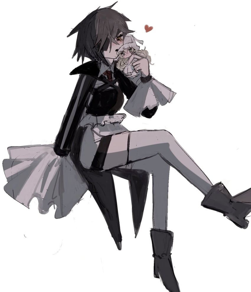 mikuni oriko and kure kirika (mahou shoujo madoka magica and 1 more) drawn by a_umanee