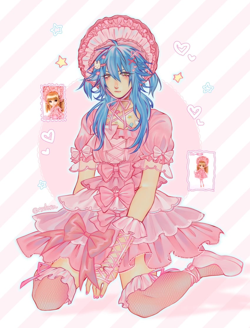 seragaki aoba (dramatical murder and 2 more) drawn by maeluxia