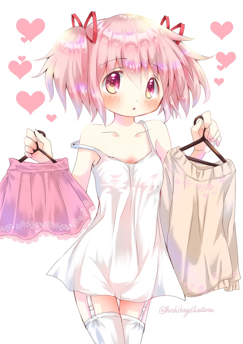 kaname madoka (mahou shoujo madoka magica) drawn by hoshikage_wataru