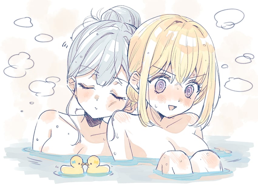 togawa sakiko and misumi uika (bang dream! and 1 more) drawn by ccc_cloudy