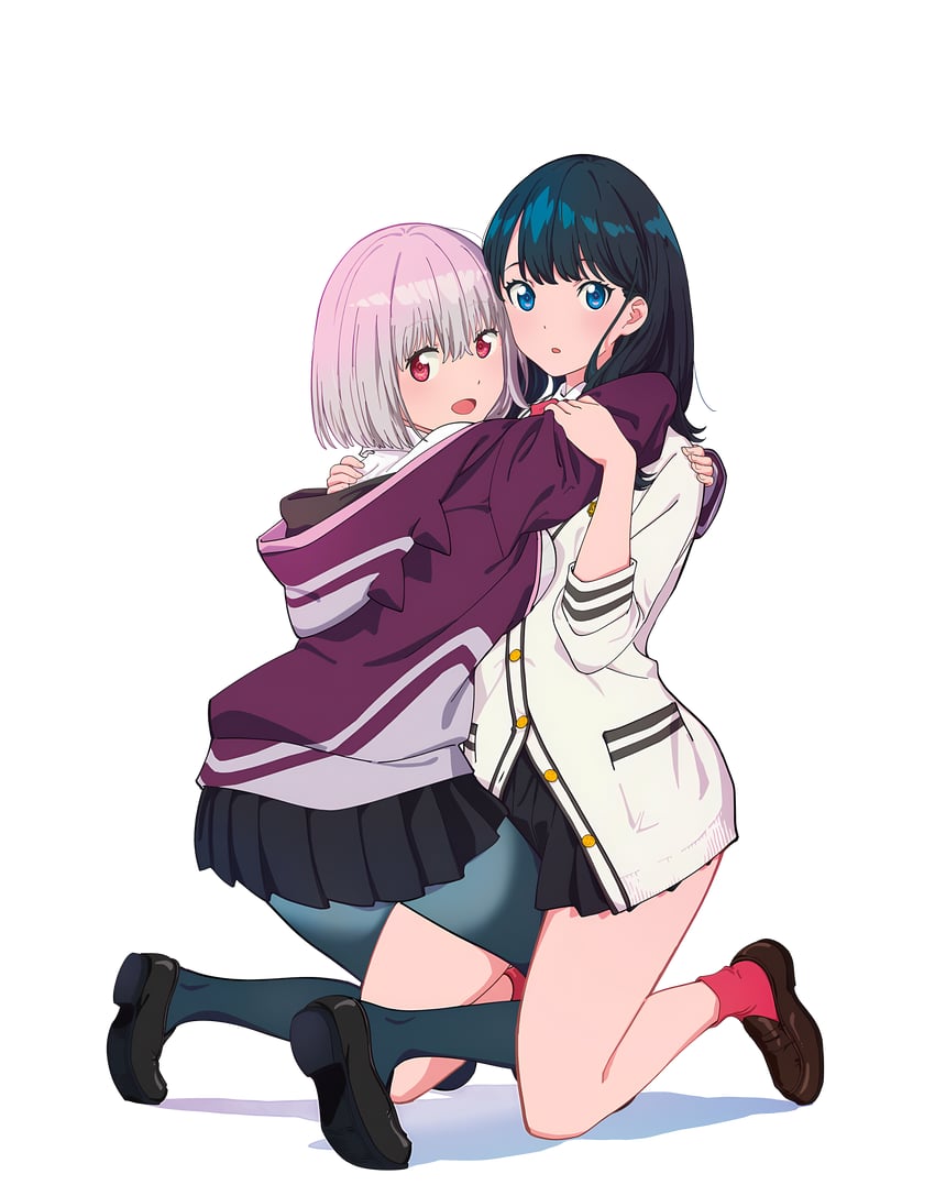 takarada rikka and shinjou akane (gridman universe and 1 more)