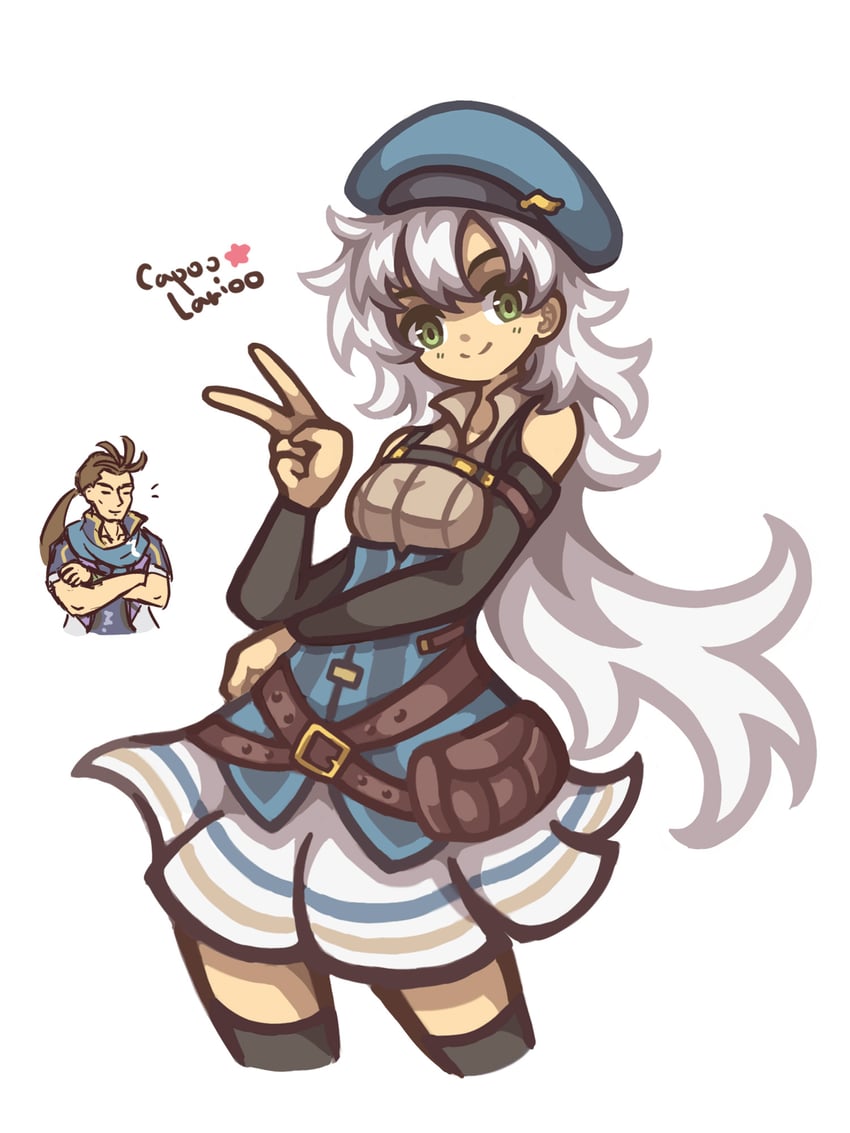 fie claussell and zin vathek (eiyuu densetsu and 2 more) drawn by capoolarioo