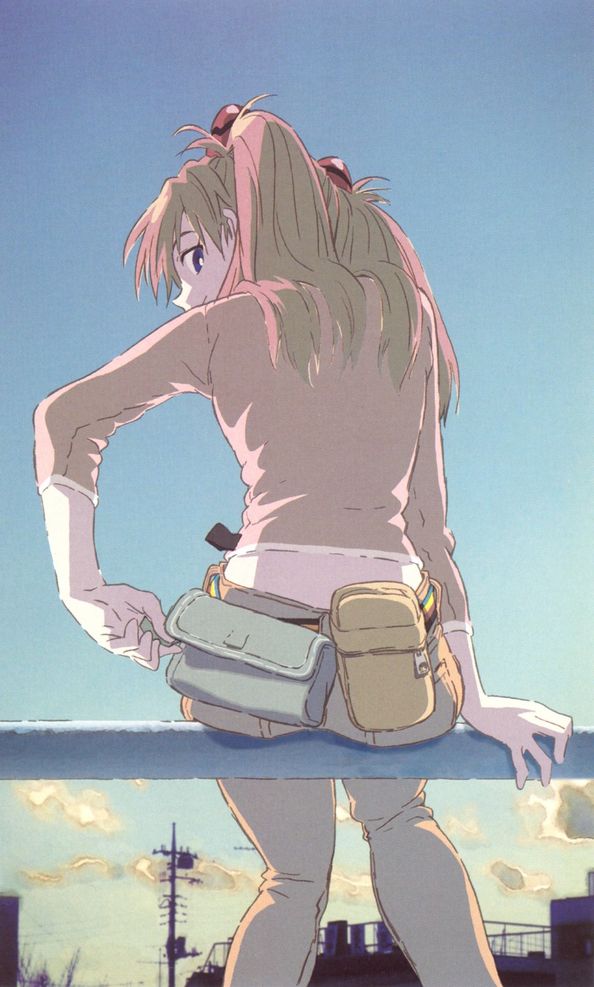 souryuu asuka langley (neon genesis evangelion) drawn by tsurumaki_kazuya
