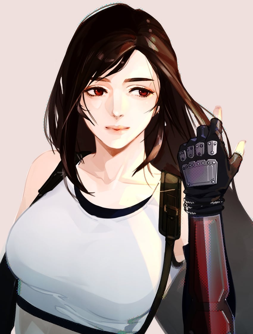tifa lockhart (final fantasy and 2 more) drawn by nini_tw99