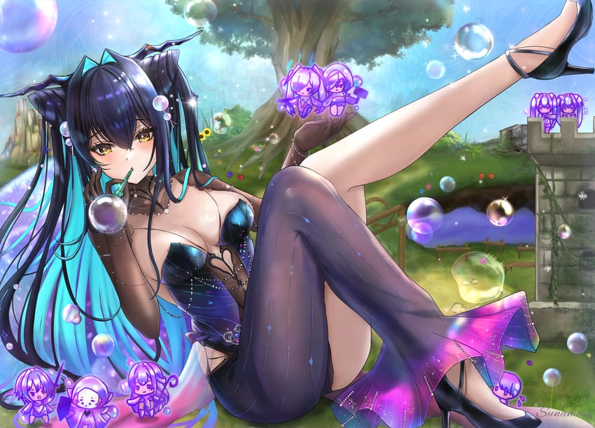 little mermaid (goddess of victory: nikke) drawn by sunameri_(pixiv3564245)