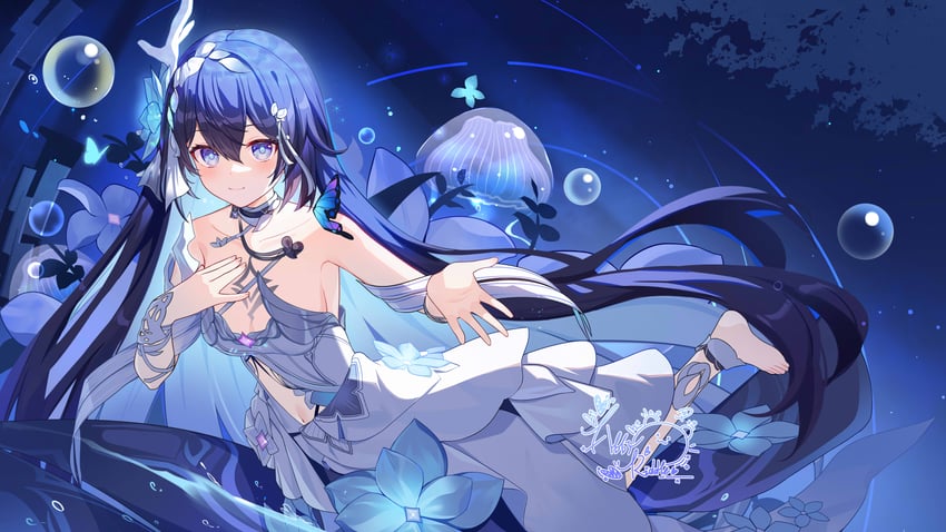 seele vollerei (honkai and 1 more) drawn by abby_riddle