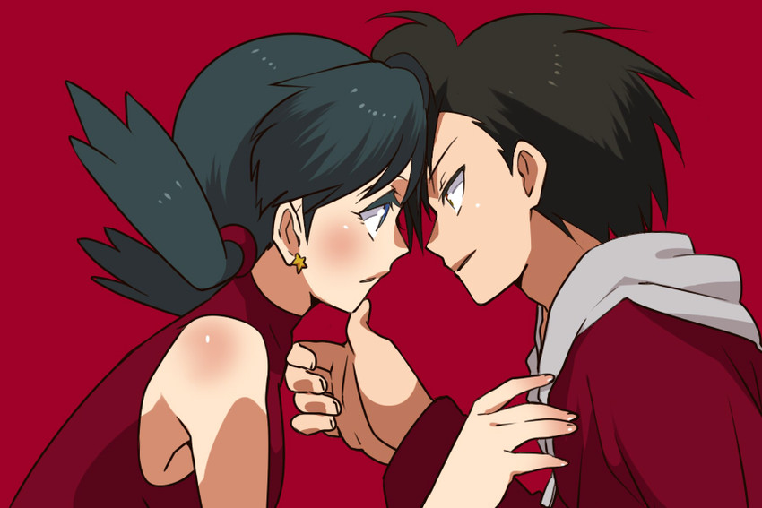ethan and kris (pokemon and 2 more) drawn by ageha
