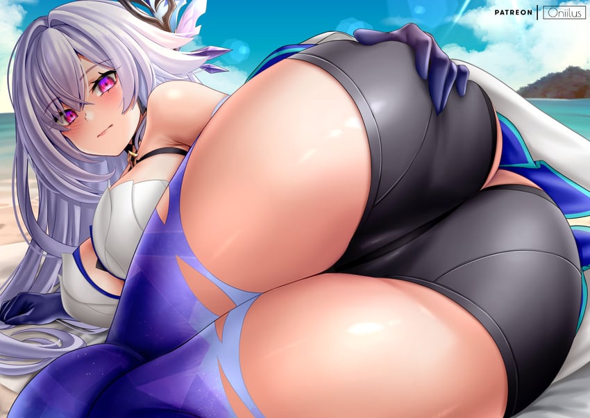 skirk (genshin impact) drawn by oniilus