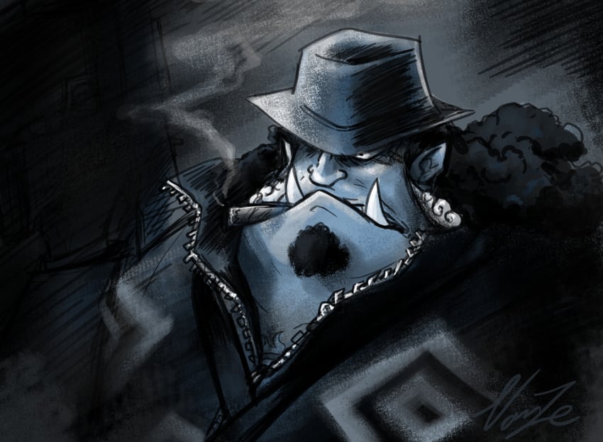 jinbe (one piece and 1 more) drawn by vanze85