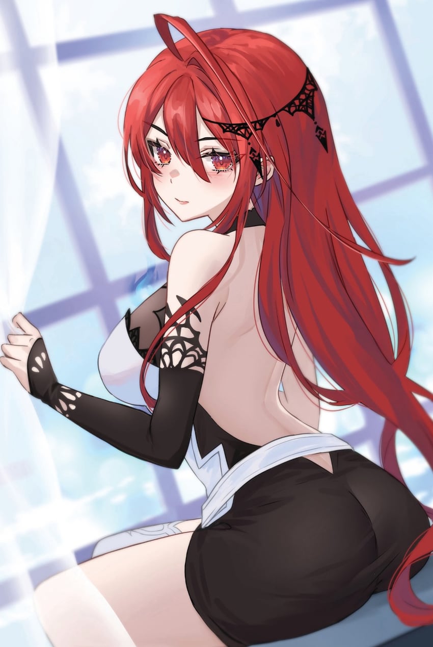 elizabeth rose bloodflame (hololive and 1 more) drawn by ten-chan_(eternal_s)