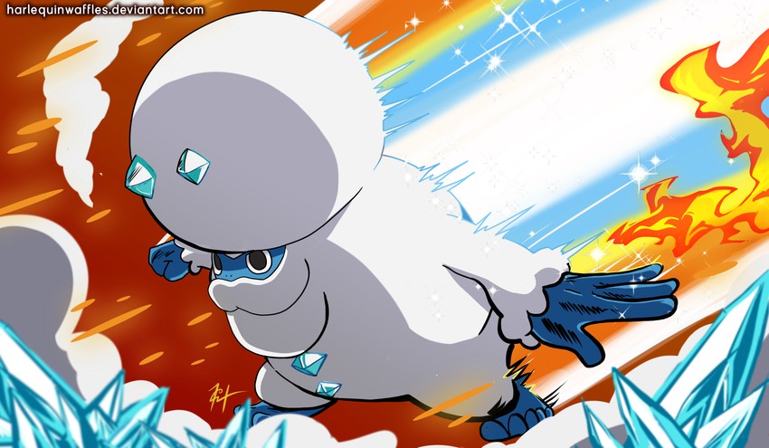 galarian darmanitan (pokemon) drawn by harlequinwaffles