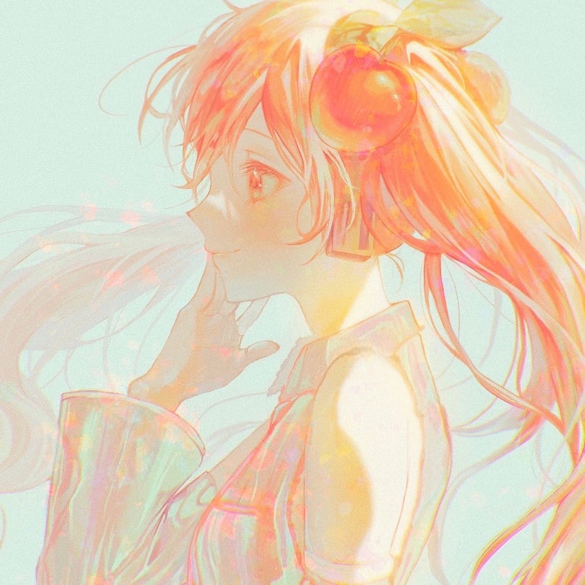 hatsune miku and sakura miku (vocaloid) drawn by usari_05011