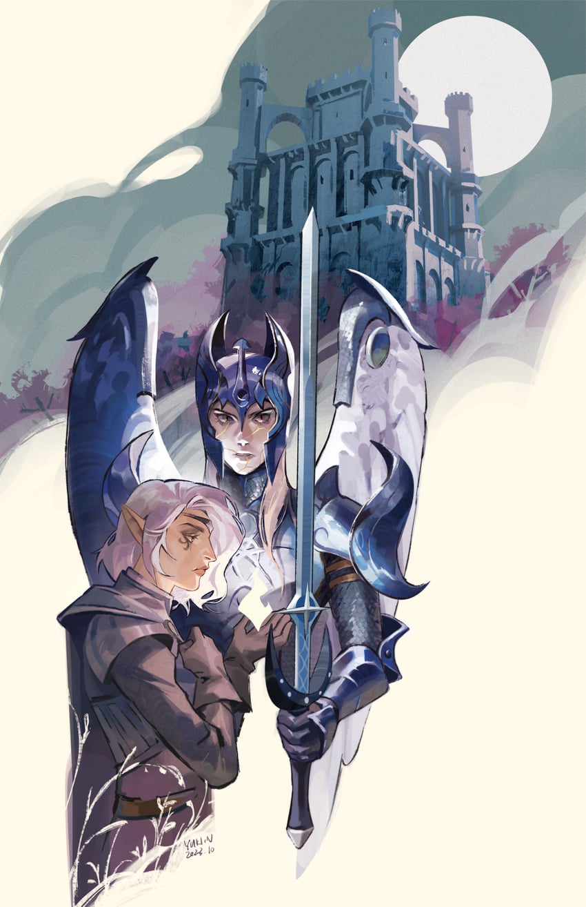 dame aylin and isobel (dungeons & dragons and 2 more) drawn by yukinnn
