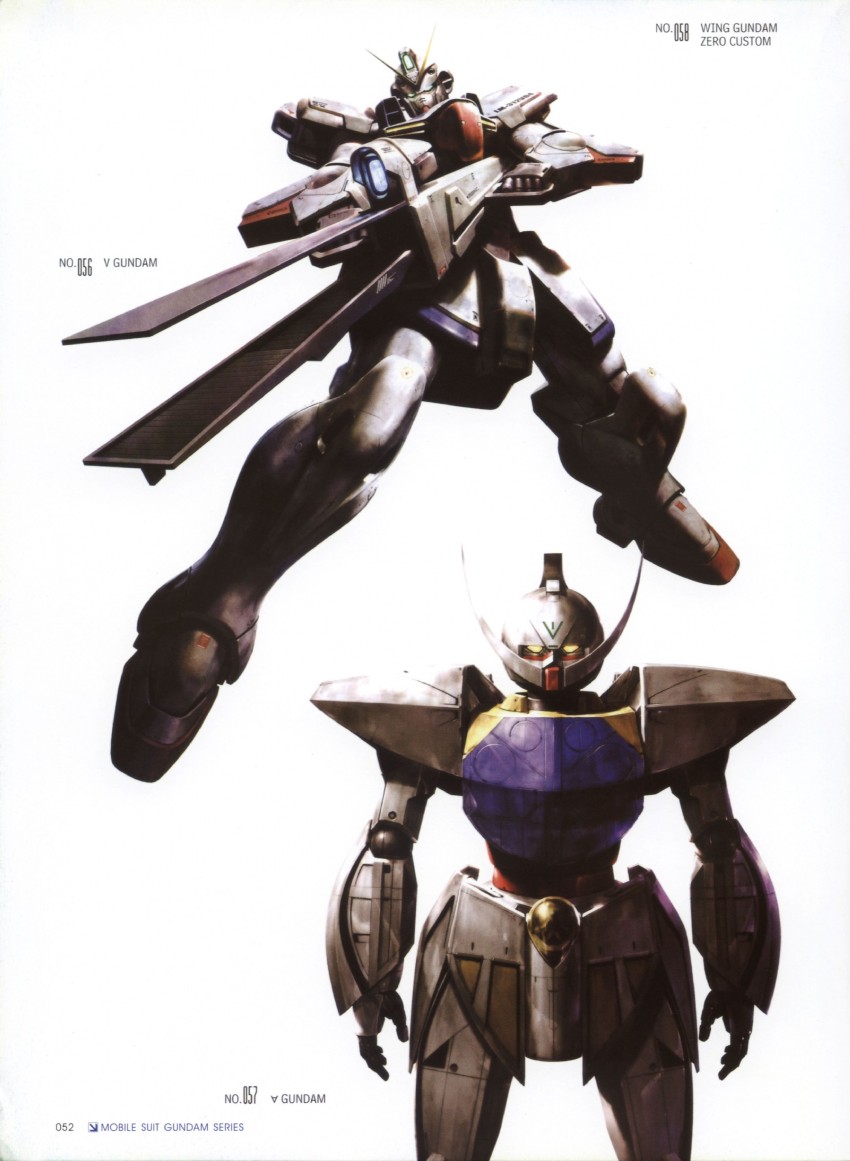 turn a gundam and v gundam (gundam and 2 more) drawn by morishita_naochika