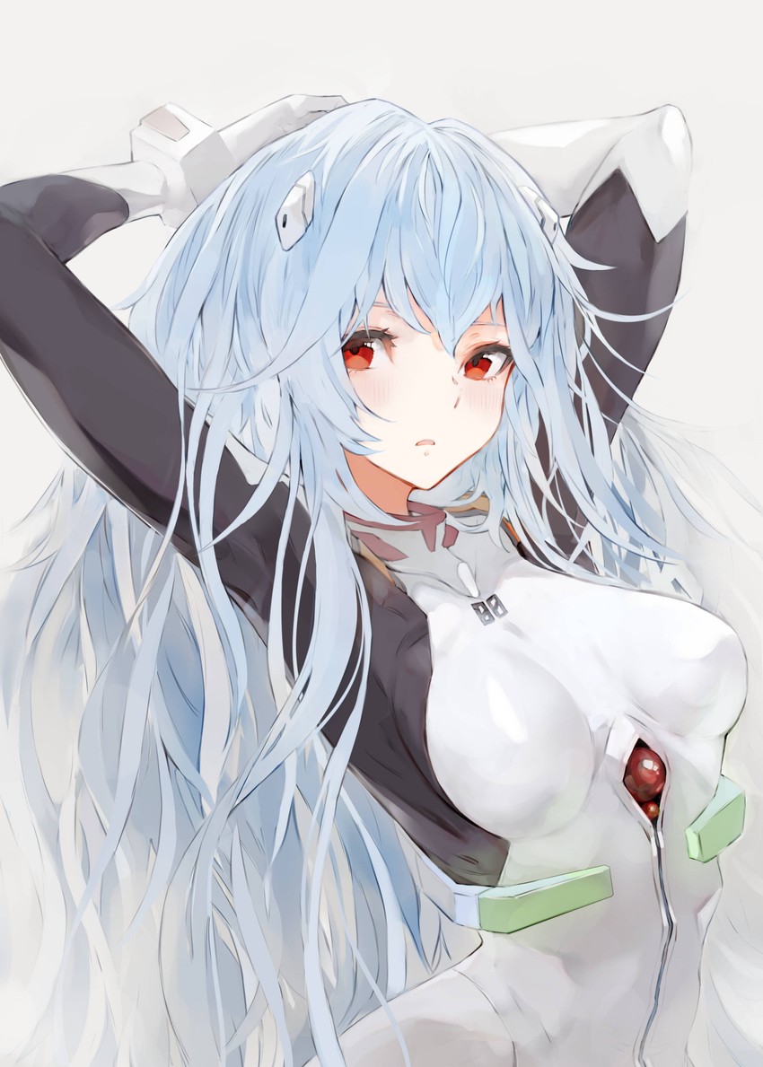 ayanami rei (neon genesis evangelion and 2 more) drawn by bana_(stand_flower)