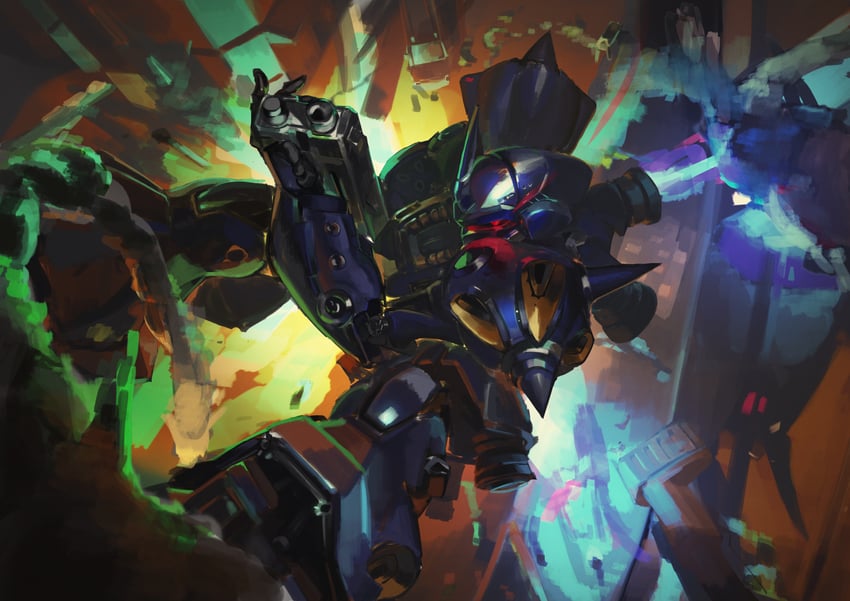 kampfer (gundam and 1 more) drawn by dora_waku2