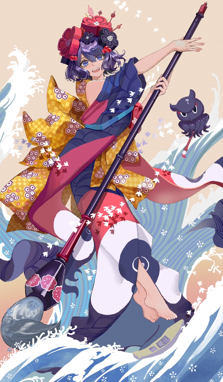 katsushika hokusai and tokitarou (fate and 1 more) drawn by star_(user_hnnj2442)