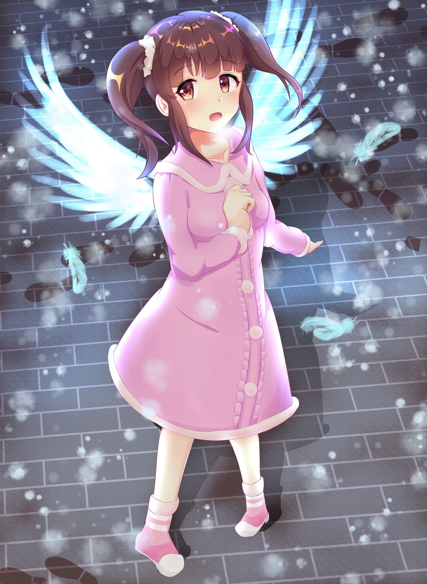 ogata chieri (idolmaster and 1 more) drawn by zenrei_(user_xkzm2774)