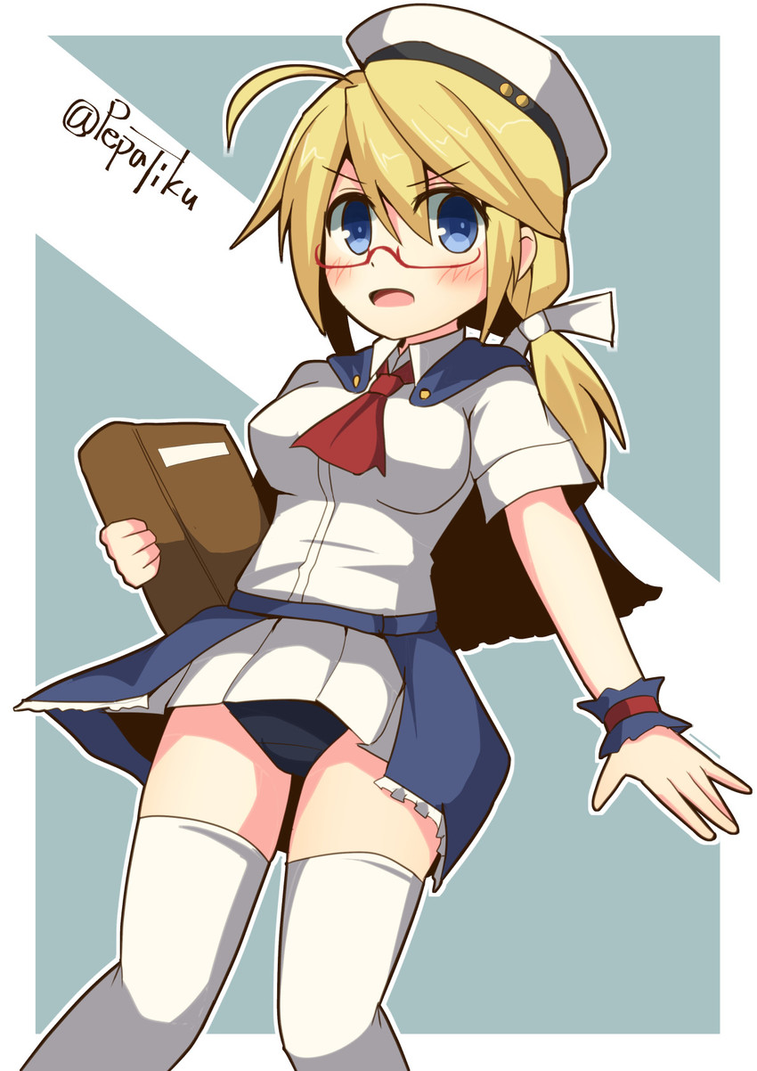 i-8 and charlotte aulin (kantai collection and 2 more) drawn by pepatiku