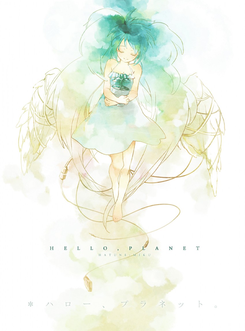 hatsune miku (vocaloid and 1 more) drawn by mozzu