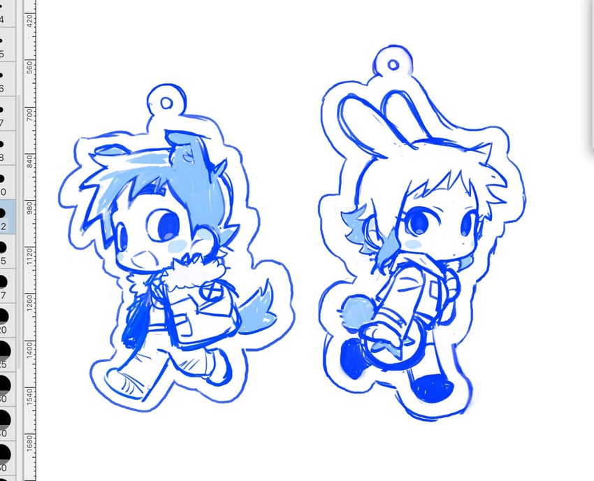 scott pilgrim and ramona flowers (scott pilgrim) drawn by bac0n_pancakes
