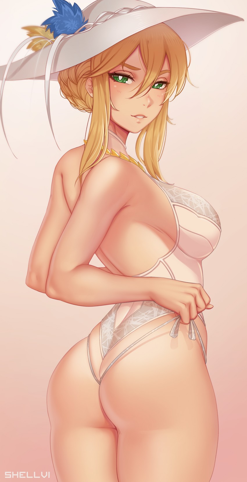 artoria pendragon (fate and 1 more) drawn by shellvi