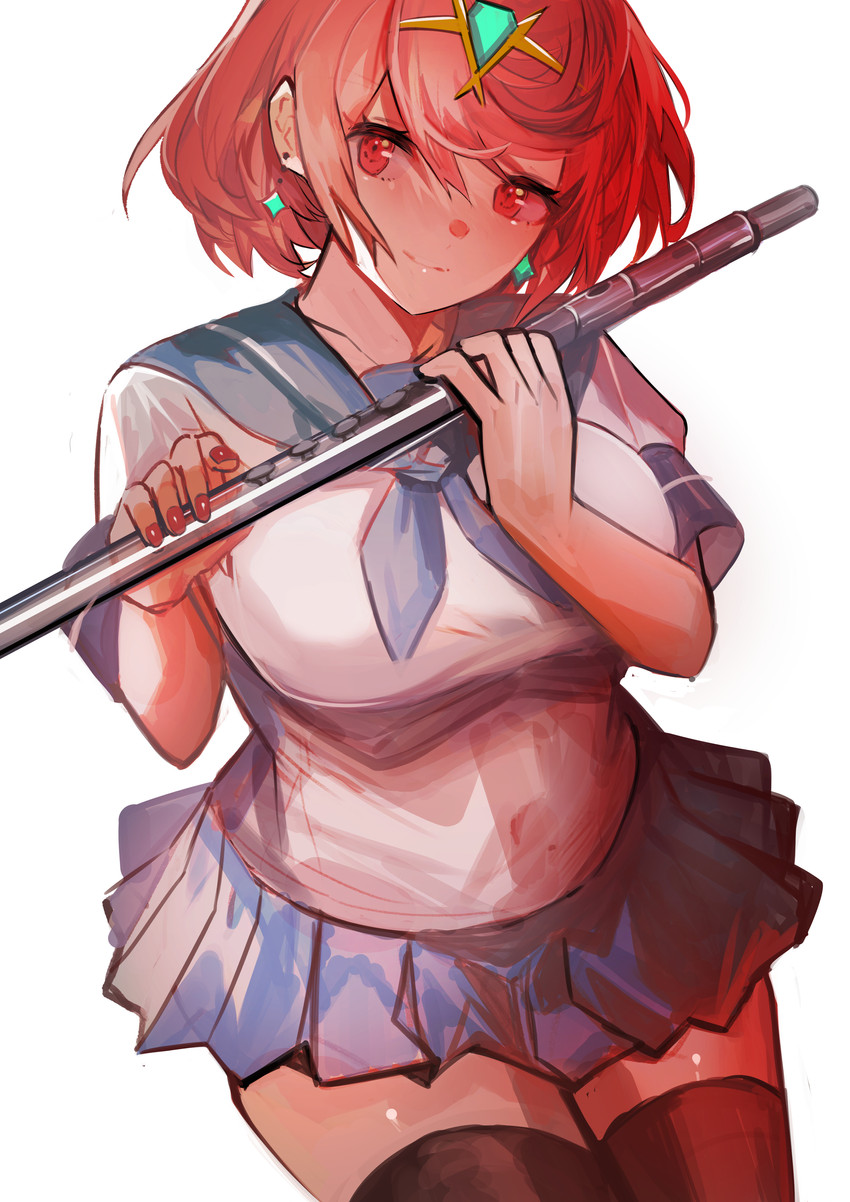pyra (xenoblade chronicles and 1 more) drawn by tarbo_(exxxpiation)