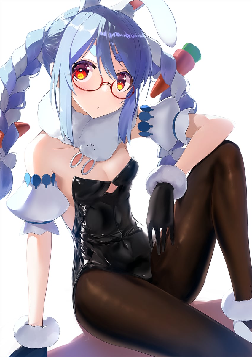usada pekora and don-chan (hololive) drawn by sagamihara_sakyou
