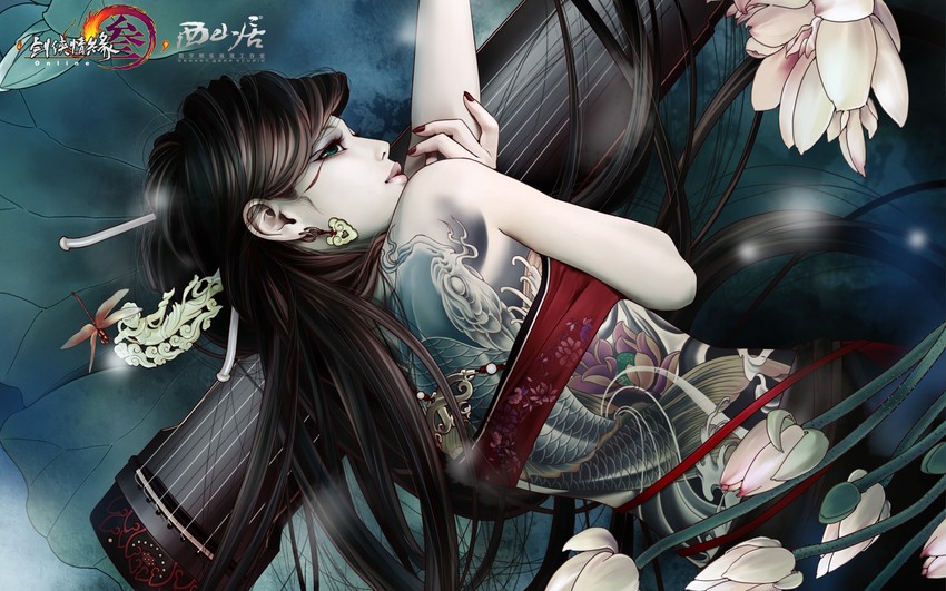 jianxia qingyuan and 1 more drawn by zhang_xiaobai