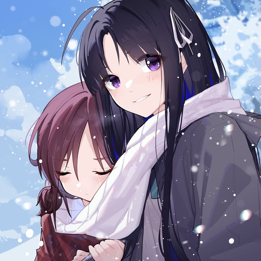 iseri nina and awa subaru (girls band cry) drawn by yun_cao_bing