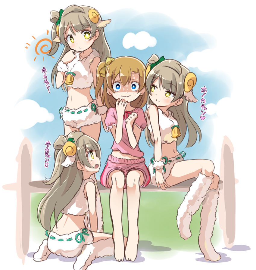 minami kotori and kosaka honoka (love live! and 1 more) drawn by shipii_(jigglypuff)