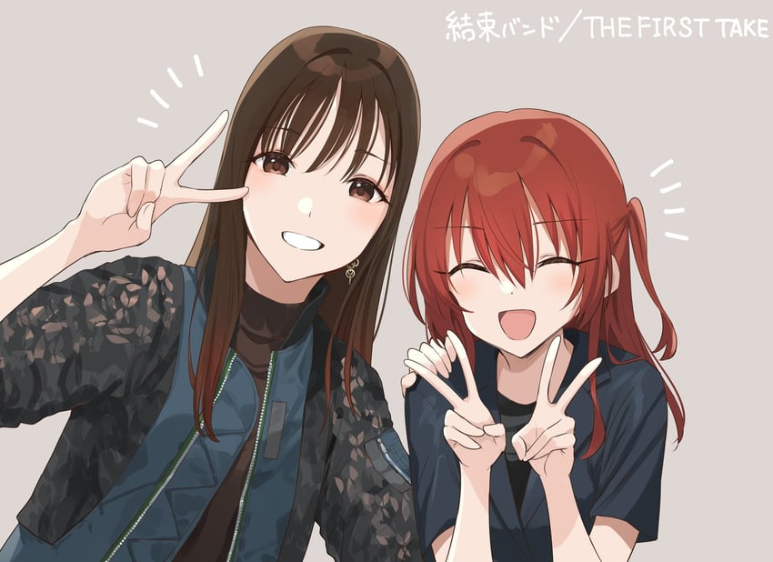 kita ikuyo and hasegawa ikumi (bocchi the rock! and 1 more) drawn by kanaria_hisagi