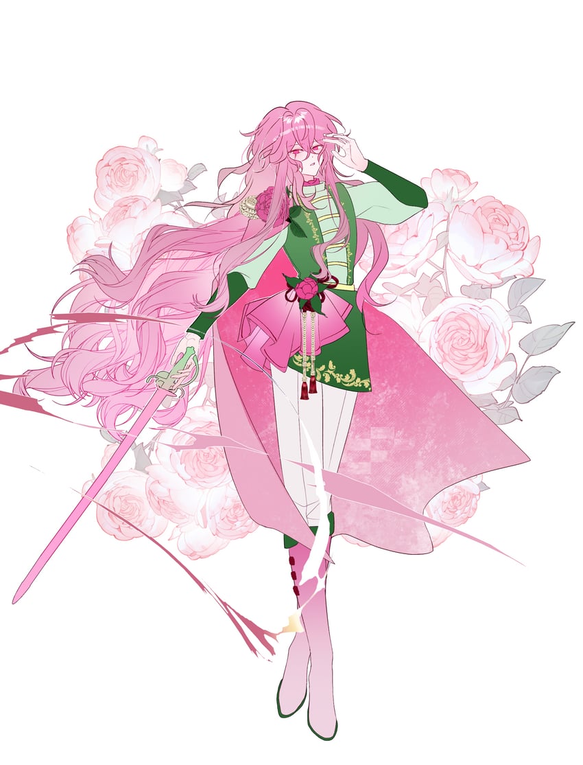 rose swordfighter (plants vs. zombies and 1 more) drawn by siiiiiiiiiii