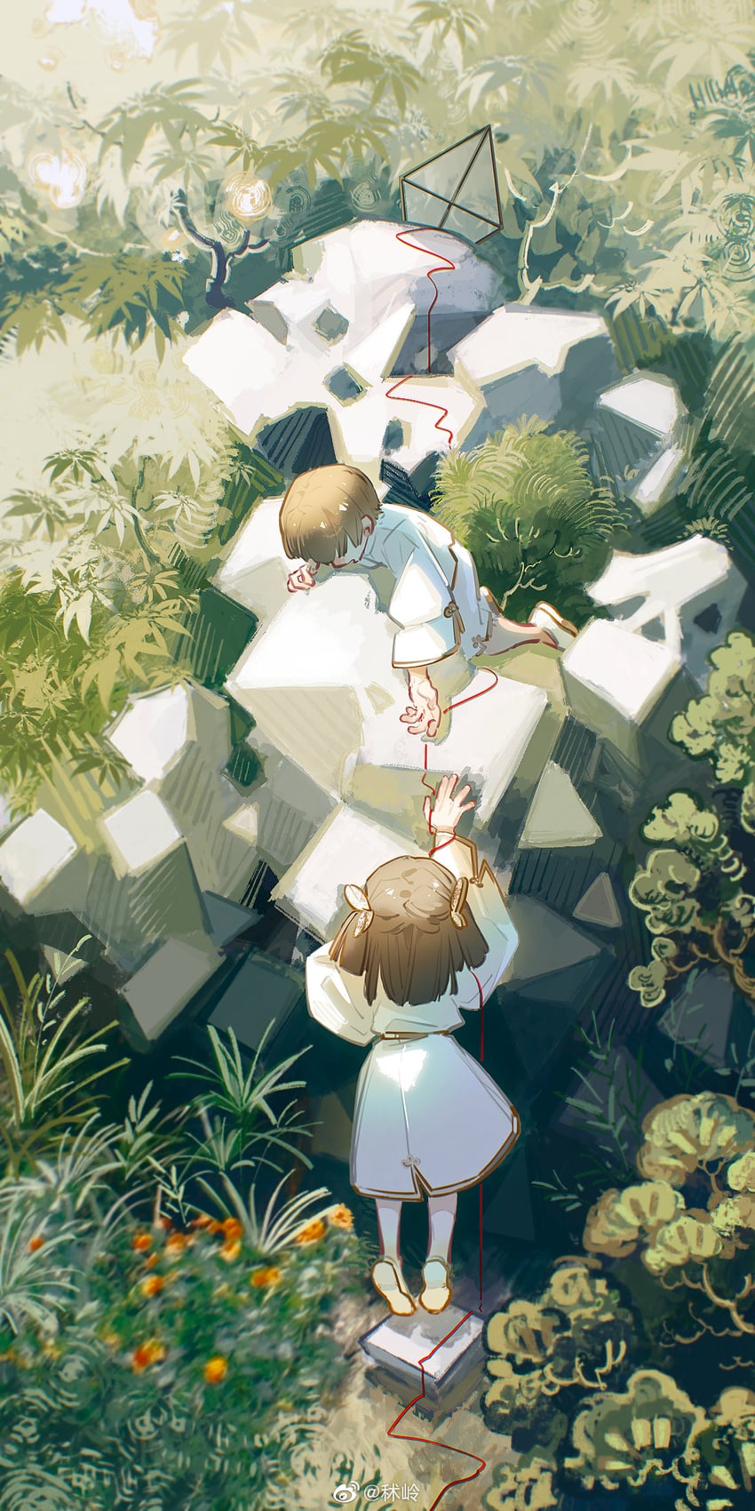 female master and male master (the tale of food) drawn by shuling