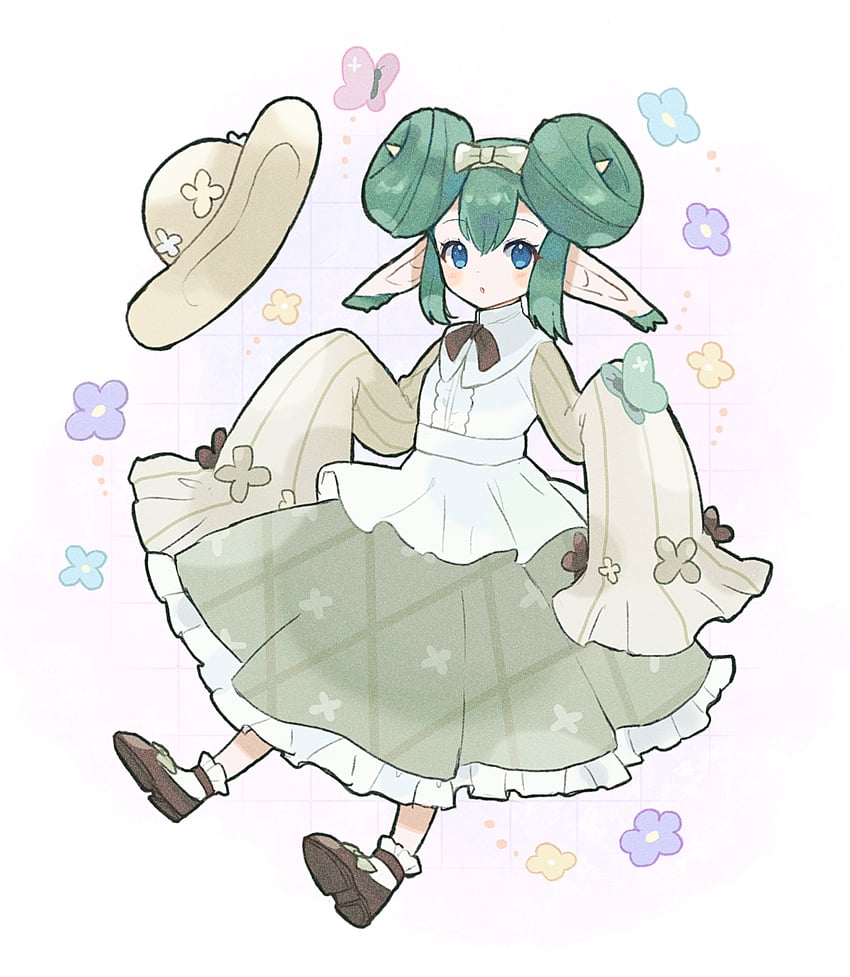 lidelle and flower bed lidelle (puyopuyo and 1 more) drawn by kashima_miyako